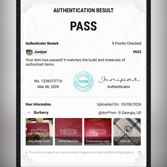 Authentic Burberry Wallet with plenty of pocket comes with COA. ❤️ - Picture 14 of 14